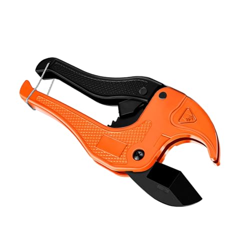 PVC Rohrschneider Ratcheting Schwere Kunststoffschläuche Klempnerrohr Schneidwerkzeug Verdickter Aluminium Verlängertes Handwerkzeug Für Rohr von BUBEFSKD