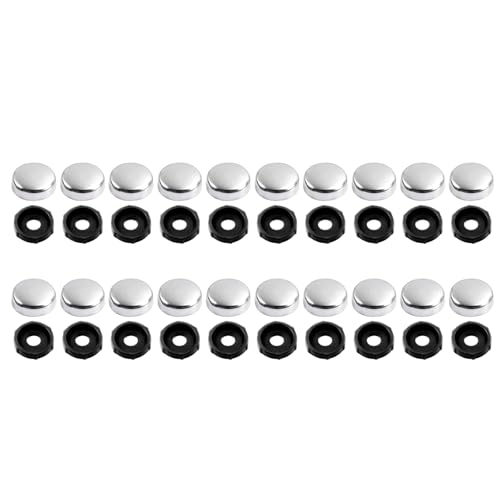 Packung Mit 20 Praktischen Stabilen Glasschrauben Hutnägel Für Kleiderschränke Tische Und Badezimmerpanel Easy Installation Designs Möbelarmaturen von BUBEFSKD