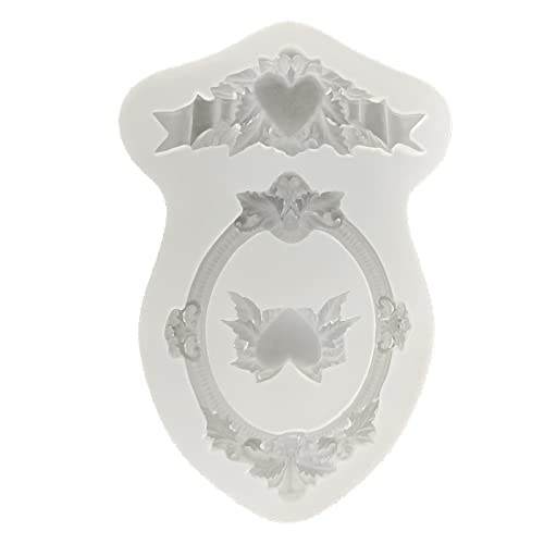 Photo Frame Herzschlüsselkettenanhänger Harzformen Slilcone Bild Benutzerdefinierte UV Harzform Schmuckwerkzeuge Kunsthandwerk Silikonformen Für Seifenmacht Ungewöhnlich von BUBEFSKD