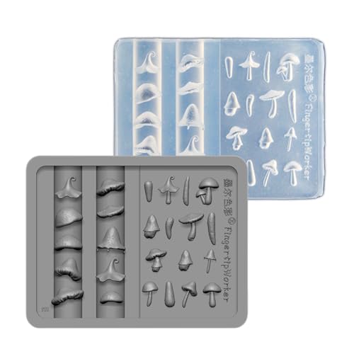 Pilz Silikonnägel Kunstform Einzigartig Geprägte Accessoires Schimmel Schmuckversorgungen Praktische Prägewerkzeug Fashion Nagelzubehör Accessoire von BUBEFSKD