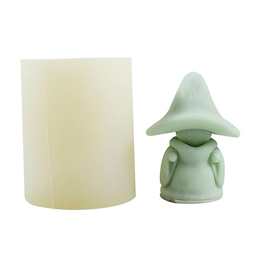 Pilzgespenst Silikonform Süße Figur Aromatherapys Kerze Gips Duft Kerze Home Ornament Schimmelpilze Pilzgespenst Silikonform von BUBEFSKD