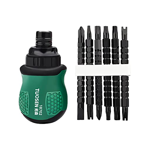 Praktischer Ratschenschraubendreher Magnetisch Für Kreuzbit Doppel Kopfteleskop Set Schmale Salpecker Magnet Set Doppelkopf Teleskop Ratschee von BUBEFSKD
