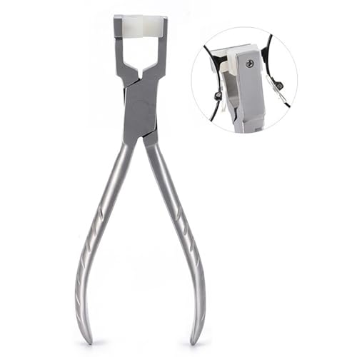 Professionelle Edelstahl Flat Nylon Kieferzange Für Gläser Rahmen Reparaturen Schmuck Making Artwork Werkzeuge Reparatur Kit Kit von BUBEFSKD