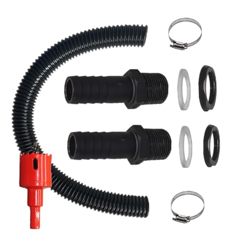 Regenlaufverbindungs  Set Schlauchanschluss Mit 500 Mm Schlauch Wassertanks Adapter Einfacher Installieren Sie Die Wassersammlung Downspout Diverter Stecker Regenlaufverbindungs  Set Schlauchanschluss Mit 500 Mm Schlauch Wassertanks Adapter Einfacher Installieren Sie Die Wassersammlung Downspout Diverter Stecker von BUBEFSKD
