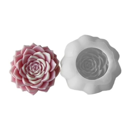 Seife Silikonform Crafting Formen Schöne Kerze Sukkulente Form Handherstellung Silikonmaterial Epoxidharzform von BUBEFSKD