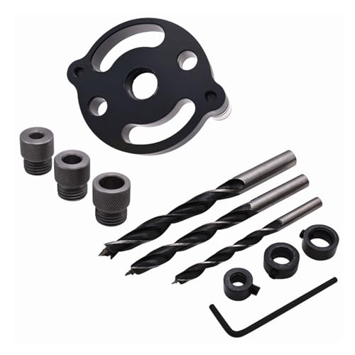 Selbstzentrierende Doweling Jig Locator Dowel Kits 6mm 8mm 10mm Bohrführer Hülle Werkzeug Für Holzbearbeitung Allgemeine Werkzeuge Und Instrumente Doweling Kits von BUBEFSKD