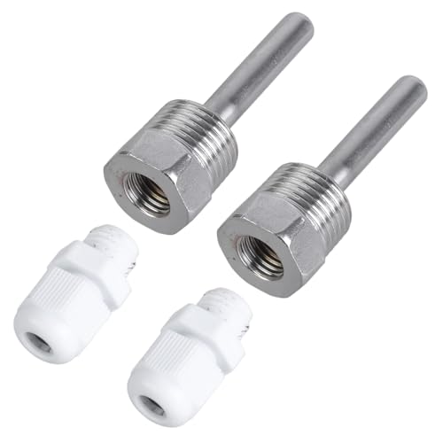 Set Von 2 Edelstahleintauchen Särme Thermowells 8x50 Mm Mit 1/2 Zoll von BUBEFSKD