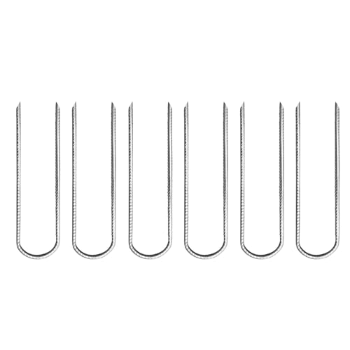 Set Von 6 Bodenschrauben Starke Spikes Stahlfixierungen Einfach Zu Verwenden Lösung Für Camping Und Picknicks Gartenfixierungen von BUBEFSKD