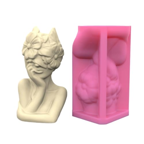 Silikonblütenpot Formenform Form Schöne Mädchenform Stifthalter Form Für Die Herstellung Von Blumenvase Harzvase Geeignet von BUBEFSKD