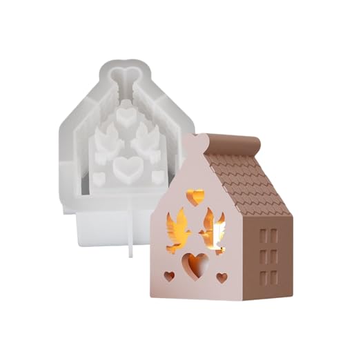 Silikonform Für Kerzenbasis Elegante Hohle Haus Geformte Teelichthalter Home Dekoration Herstellung Von Aromatherapys Gipsform Silikonform Für Kerzenbasis Elegante Hohle Haus Geformte Teelichthalter Home Dekoration Herstellung Von Aromatherapys Gipsform von BUBEFSKD