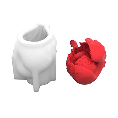 Silikonformen Baby Flügelform Kerze Schimmelpilze Soja Wachs Handwerk Für Heimdekoration Orament Epoxy Kerzenhalter Formen Für Epoxidharz von BUBEFSKD