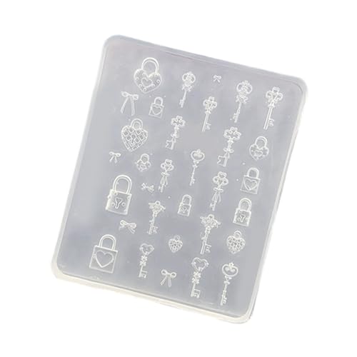 Silikonnägel Kunstform Schloss Schlüsselthemen Template Schimmel Textur Für Kosmetikerinnen Und Lernende Love Nagel Charm Form Silikonnägel Kunstform Schloss Schlüsselthemen Template Schimmel Textur Für Kosmetikerinnen Und Lernende Love Nagel Charm Form von BUBEFSKD