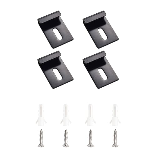 Skidproofes Glas Set Einfache Wandlösungsklemmen Sicherere Installation Für Badezimmer Praktische Lösung Square Einfaches Installieren Von Hardware Set Für Badezimmer Und Büro von BUBEFSKD