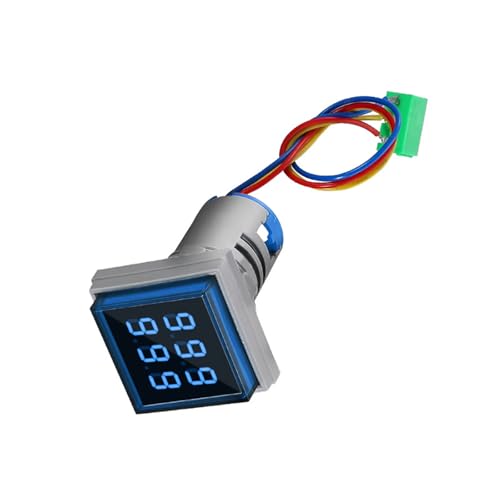 Square Counter Messmesser Digitalanzeige Mit Lüftungsloch 6 Ziffer 0-999999 AC220V 22 Mm Lochmontage Meter Breite Bereiche von BUBEFSKD