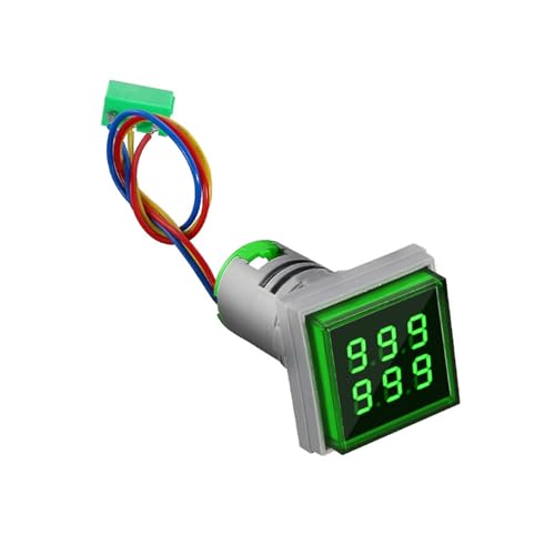 Square Counter Messmesser Digitalanzeige Mit Lüftungsloch 6 Ziffer 0-999999 AC220V 22 Mm Lochmontage Meter Breite Bereiche von BUBEFSKD