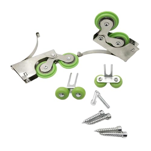 Stahl & Nylon Möbelscheibe Set Schiebetür Walzen Einfache Installation Für Einfache Und Ruhige Schrankbewegungen Nicht Rostrad Rad von BUBEFSKD