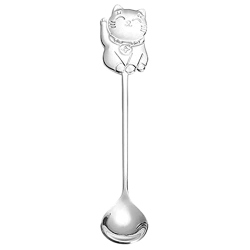 Süße Katzen Formen Kaffeelöffel Langer Rührer Löffel Edelstahl Teelöffel Dessert Löffel Spowämmer Sicherer Katze Form Süße Katzen Formen Kaffeelöffel Langer Rührer Löffel Edelstahl Teelöffel Dessert Löffel Spowämmer Sicherer Katze Form von BUBEFSKD
