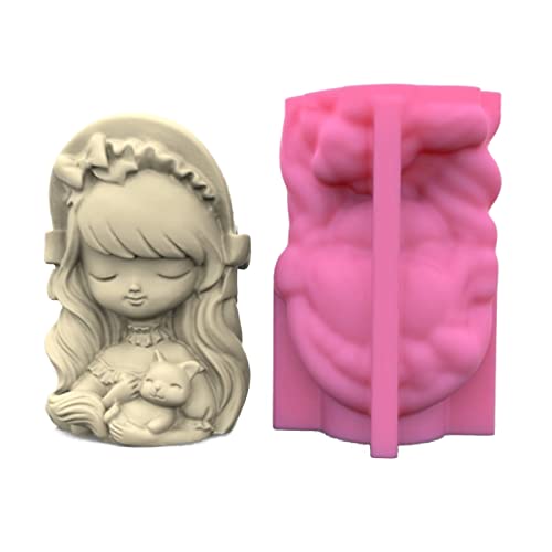 Süße Mädchen Stifthalter Blumentopf Silikonformen Epoxidharzform Home Dekoration Werkzeug Für Handwerksbedarf Stifthalter Silikonform Süße Mädchen Stifthalter Blumentopf Silikonformen Epoxidharzform Home Dekoration Werkzeug Für Handwerksbedarf Stifthalter Silikonform von BUBEFSKD