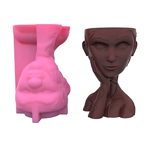 Sukkulente Pflanzer Blumentopf Silikonform Wange Unterstützen Denker Dekoration Werkzeug Gips Handwerk Making Supplies Silikon Blütentopf Sukkulente Pflanzer Blumentopf Silikonform Wange Unterstützen Denker Dekoration Werkzeug Gips Handwerk Making Supplies Silikon Blütentopf von BUBEFSKD