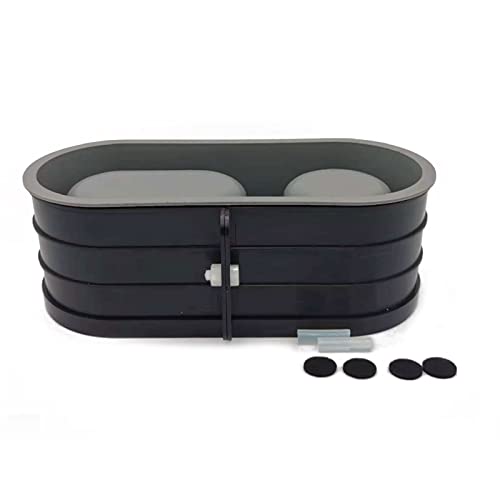 Sukkulenter Pflanzer Silikonform Doppelbetonblüten Blüten Harz Epoxidgussguss Für Hausgemachte Oval Geformte Klare Blütenknopfform von BUBEFSKD