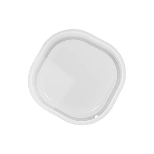 Tasse Matte Kristallform Handgefertigtes Ovales Tablett Silikon Fruchtplatte Gussbalad Kristall Epoxy Handwerk Servierbrettform Form von BUBEFSKD
