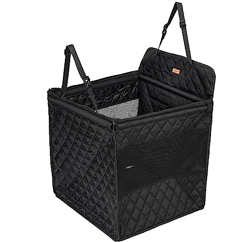 BUBEFSKD Tragbare Katzenhunde Bettreise Auto Sicherheit Haustier Sitztransportträger Weichsofa Große Raumkatzen Kissen Korbschutz Pet Autositz von BUBEFSKD