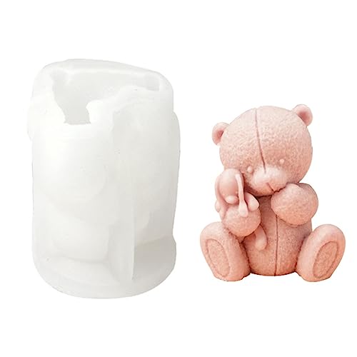 Unique Bär Aromatherapys Kerzenform Gips Ornament Silikon Schokoladen Backformen BRÜFUNG Home Dekoration Handmades Seife Küche Backwerkzeug von BUBEFSKD