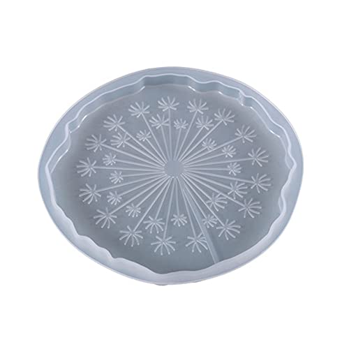 Unregelmäßige Blumenmuster Untersetzer Tablett Form Flexible Silikonform Für Hausdekoration Stilvolle Tassenmatten Making Formen Silikonhandwerksform von BUBEFSKD