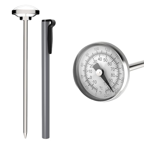 Upgrades Bimetallische Lebensmitteltemperaturmessgeräte Mit Schnellem Antworten Zeit Lebensmittelsicherheit Zum Backen Von Grillen Und Küchenkochen von BUBEFSKD