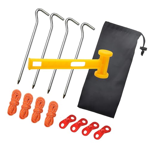 Verstärkte Bodenanker Haltbarkeit Camping Stifte Portables Zeltstifte Für Outdoor Shelter Stabilität Hohe Stärken Zelteinsätze von BUBEFSKD