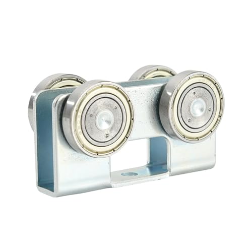 Vier Lagerwagenkanal Praktischer Stabiler Schweißrollen Wälz Kanalwalze Für Haushalt Vorhänge Türen Glattes Und Geräuschloser Vorhangscheibe von BUBEFSKD