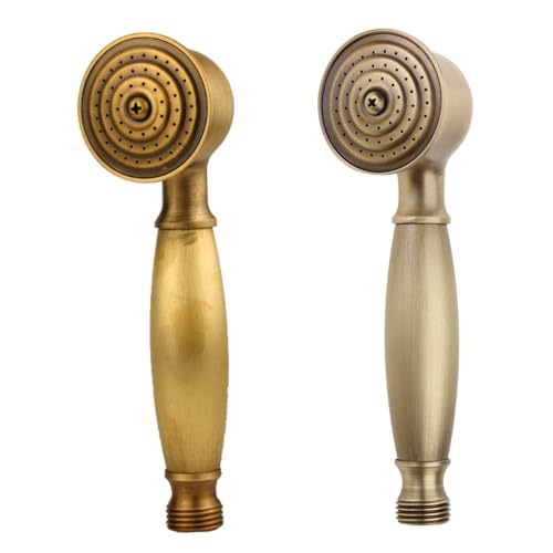 Vintage Kupferdusche Für Hochdruck Wasserfluss Duschdüse Premium Badezimmer Wasserfilter Mit Universellem Sprühkopf Ersatz Universell von BUBEFSKD