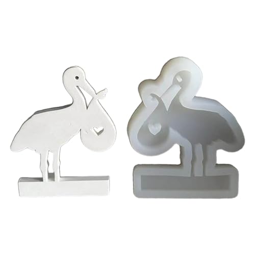 BUBEFSKD Vogelsilikone Formen Vogel Silikone Zum Herstellen Von Teelichthalter Plugin Dekorationen Gipsdekorationen Für Kerzenbildhirsch von BUBEFSKD