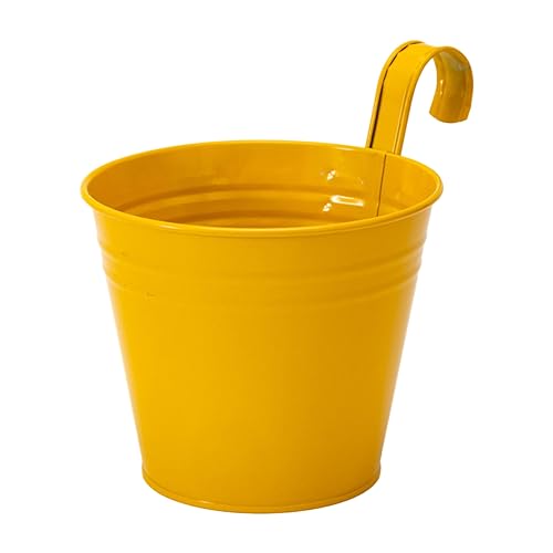Wandmontierte Topfpflanze Blumenpot Garten Hängende Pflanzer Abnehmbarer Haken Blumenbehälter Dekoration Garten von BUBEFSKD