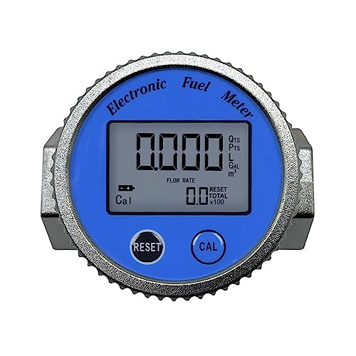 Wasserdichtes Kraftstoffmesser Digital Wasser Fluss Digitale Turbinen Durchflussmesser 2 Größen Benzinwasser Wasser von BUBEFSKD