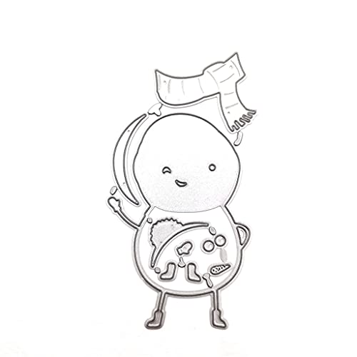 Weihnachten Lustige Begrüßung Schneemann Kohlenstoffstahl Schneiden Stirbt Scrapbooking Fotoalbum Präge Papierkarten Zum Schneiden Stirsche Schablone von BUBEFSKD