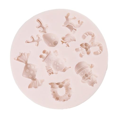 Weihnachten Weihnachtsmann Silikonformen Fondant Schokoladenurlaub Back Dekoration Werkzeug Herstellung Fondant Kuchen Weihnachten Weihnachtsmann Silikonform Dessert Schimmel Für Kerze von BUBEFSKD
