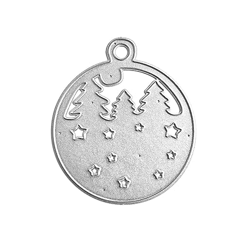 Weihnachtsanhänger Metall Schneiden Stirbt Craft Carbon Stahl Prägevorlage Schablone Scrapbooking Für Kartenstempel Metall Schneidstirme Set von BUBEFSKD