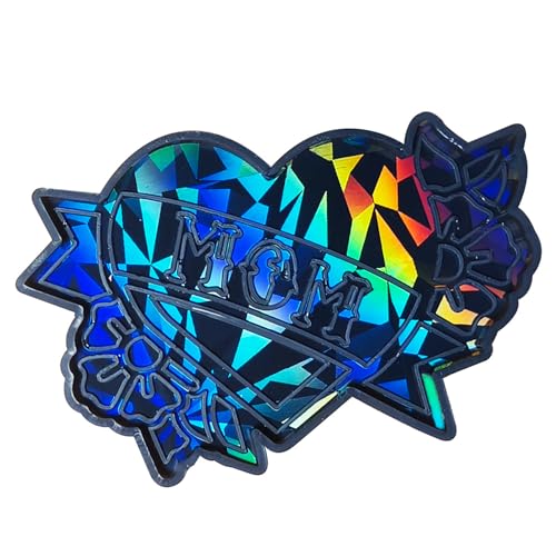 Zarte Kristallharz Keychian Form Mom Herz Keyrings Anpendel von BUBEFSKD