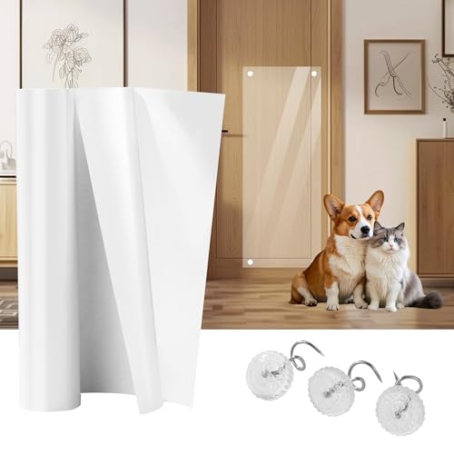 BUCOMTU Kratzschutz Sofa Katze, Katzen Kratzschutz, 5m x 30cm, Sofa Teppich Möbelschutz, unsichtbare Kratzfeste transparente Farbe, kann zugeschnitten Werden, verschleißfest und langlebig von BUCOMTU