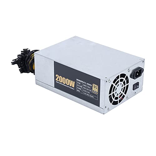 BUDAY 3200/2600/2400/2000W ETH Bitcoin Mining Netzteil 180-240V 10x6Pin 95% Effizienz Netzteil für Ethereum BTC Bitcoin Miner (4U 2000W) von BUDAY