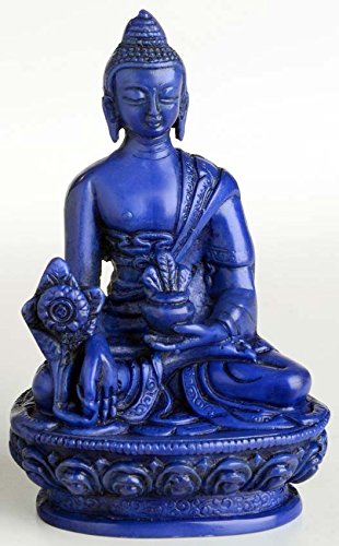 BUDDHAFIGUREN/Billy Held Medizinbuddha Buddha Statue, Resin, Blau, 11 cm hoch BUDDHAFIGUREN/Billy Held Medizinbuddha Buddha Statue, Resin, Blau, 11 cm hoch von BUDDHAFIGUREN/Billy Held