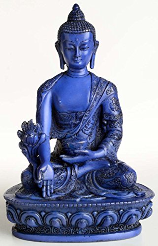 BUDDHAFIGUREN/Billy Held Medizinbuddha Buddha Statue, Resin, Blau, 20 cm BUDDHAFIGUREN/Billy Held Medizinbuddha Buddha Statue, Resin, Blau, 20 cm von BUDDHAFIGUREN/Billy Held