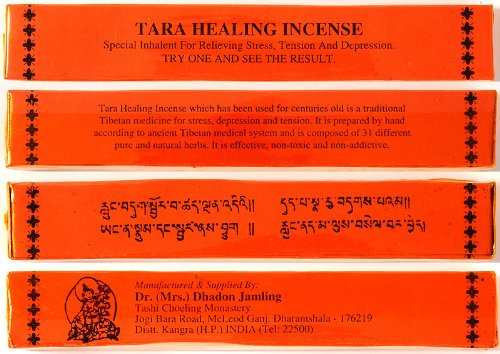 BUDDHAFIGUREN/Billy Held 5er Set Tara Healing Incense Räucherware Tibet Räucherstäbchen von BUDDHAFIGUREN/Billy Held