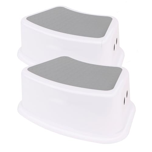 BUDDLEY PP Step Stool Birman (2er Set) – Tritthocker Kinder, Toilette Kinder, Tritthocker Toilette, Hocker, Küche, Stufe, Kinder Toilettenhocker, Toilettenhocker Kinderstufe, Küchenhocker von BUDDLEY