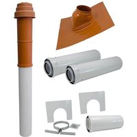 Buderus Abgaspaket DO - rot - Ø 80/125 mm - mit Ziegel und 2 x 1 m Steigrohr - 7736614903 Buderus Abgaspaket DO - rot - Ø 80/125 mm - mit Ziegel und 2 x 1 m Steigrohr - 7736614903 von BUDERUS