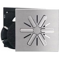 Buderus Zuluftventil AVD125 für Decken- oder Wandmontage (Drallauslass), DN125, Aluminium in Edelstahloptik - 7738112054 von BUDERUS