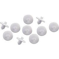 JU Klemmstift für Abdeckgitterende verkehrsweiß (10x) von BUDERUS