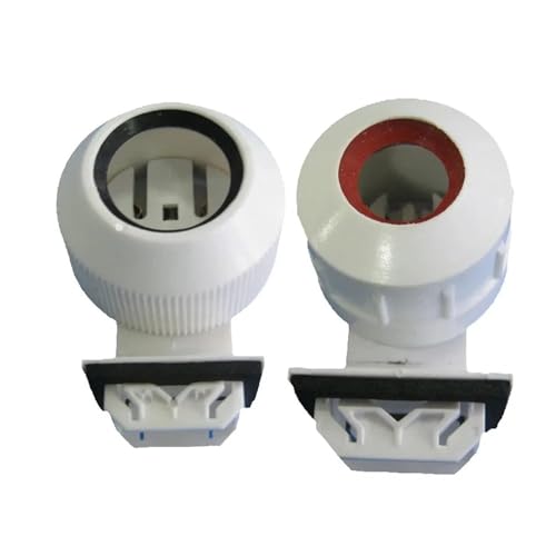 2 Stücke Wasserdicht T5 T8 Staubdicht G13 G5 CFL Grille Leuchtstoffröhre LED Lampenfassung Schraube Halterung Aquarium Aquarium Licht Buchse(T5 G5) von BUDGPZWSC