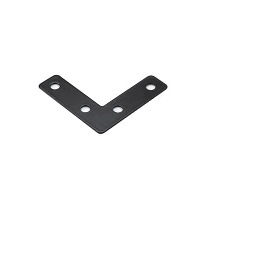 4/10/15 Stück Schwarze Eckwinkel, L-förmiger Eckcode, Möbelverschluss, Geeignet For Tische, Stühle, Schränke, Feste Halterung(10pcs) von BUDGPZWSC